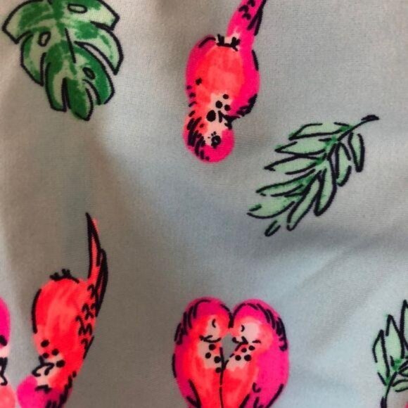 Oshkosh Bgosh Girls Tropical Parrot Print One-Piece Swimsuit Size 5 - Picture 2 of 5